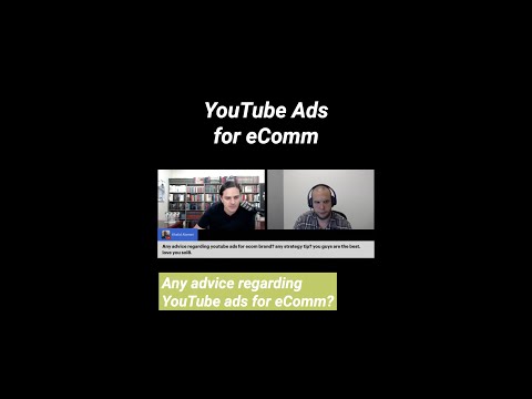 YouTube Ads Strategies and Tips for eComm #shorts #youtube #ecommerce #business #marketing