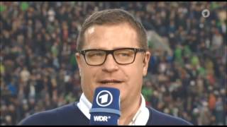 ARD Sportschau: Max Eberl (Borussia Mönchengladbach) pre-match interview vs Eintracht Frankfurt