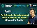 FastAPI Tutorial #8: From Scratch! Build a React (Vite) & FastAPI E-commerce App (Full Tutorial)