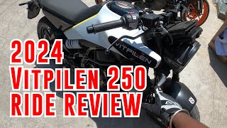 2024 Vitpilen 250 Ride Review 🔥 | Better Than KTM Duke 250?? Husqvarna 2024 INDIA