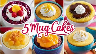 Warm and Cosy Mug Cake Desserts 5 New Recipes.