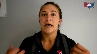 Alli Ragan after semifinal win at 2017 World Championships