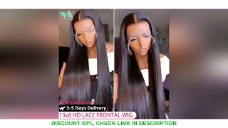 13x4 Bone Straight Lace Front Wig 13x6 Hd Transparent Brazilian 30 40 Inch Human Hair Wigs For Black