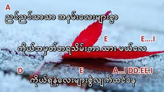 အမြတ်နိုးဆုံးနှင်း - ဘိုဖြူ (Karaoke)