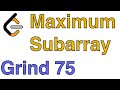 LeetCode 53 - Maximum Subarray - C++