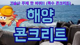 [토목시공기술사] 해양콘크리트