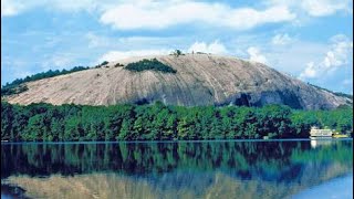 La piedra más grande del mundo.  Stone Mountain.