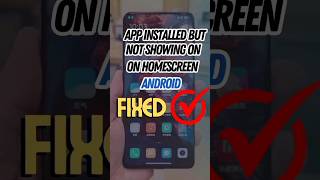 app icon not showing on homescreen #tutorial #android #homescreen #phonesolutions