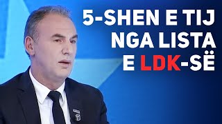 Fatmir Limaj zgjedhe 5-shen e tij nga lista e LDK-se