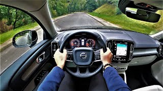 Volvo XC40 Inscription 190HP - POV Test Drive. GoPRO driving