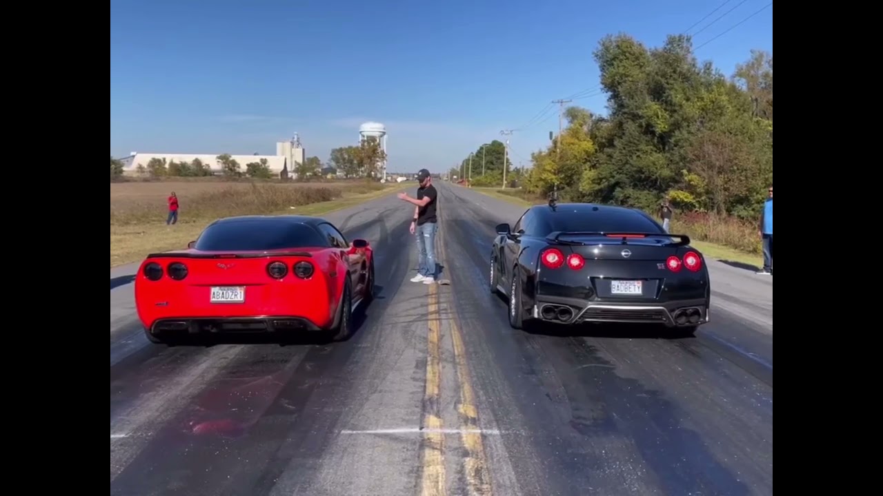 C6 Zr1 Vs 1000hp Gtr Both Sides Youtube