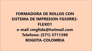 FORMADORA DE ROLLITOS FISACLES FG50RR2-FLEXO1