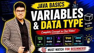 Variables & Data Types in Java | Complete Beginner Guide #icsecomputer #icsejava #javabeginners