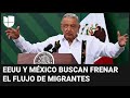 La promesa de AMLO a Biden que puede afectar a los migrantes indocumentados con rumbo a EEUU