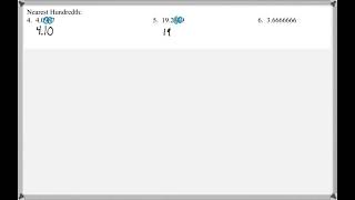 Math 117 : Chapter 1-3 #4, #5, #6 (Math For Allied Health Tutorial : Rounding)