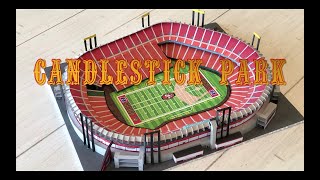 How to make Candlestick Park with paper!