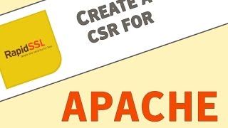 Generate a CSR for Apache Servers