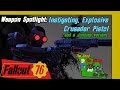 Fallout 76 Weapon Spotlight, Crusader Pistol Instigating Vs Junkies, Locked and Loaded.