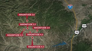 Swarm of earthquakes hits southern Colorado