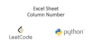 Leetcode - Excel Sheet Column Number (Python)