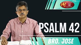 Psalm 42 | Bro. Jose P.P. | Malayalam Sermon | Sharon Assemblies of God Church Bangalore