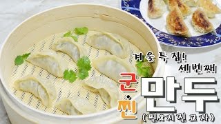 [화니의 요리] 겨울특집! 세번째~ ' 군만두 \u0026 찐만두 ' 만들기 / 교자 / ギョーザ / Fried Dumpling / Steamed Dumpling / 만두 / 餃子