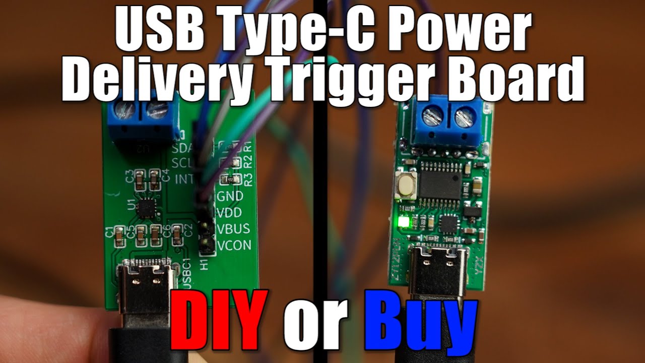 USB Type-C Power Delivery Trigger Board || DIY Or Buy - YouTube