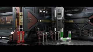 Sci-Fi Spaceship Modular Interior Design