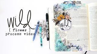 Wild [flower] Devotional Kit | Bible Journaling Process Video