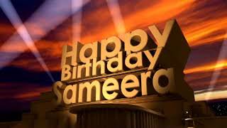 Happy Birthday Sameera