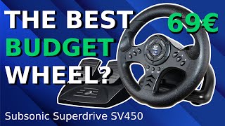 Is this 69€ racing wheel worth it? | Subsonic Superdrive SV450 review