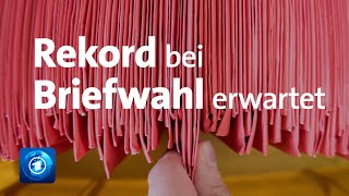 Briefwahl-Rekord bei der Bundestagswahl erwartet