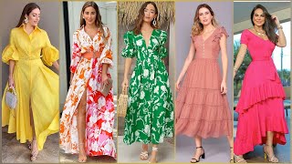 Las mejores ideas de diseño de vestidos de verano para mujeres 2023 | New Dresses Design For Women