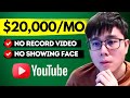 Make $20,000/month On YouTube Without Recording Videos (Step By Step Tutorial 2024)