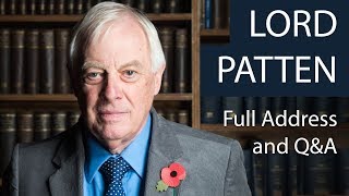 Lord Patten | Full Address and Q&A | Oxford Union