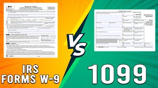 IRS Forms W-9 vs 1099 - What’s the Difference? (Which Is Better?)