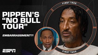 Stephen A. expects Scottie Pippen to 'embarrass himself' by doing the 'No Bull Tour' | First Take