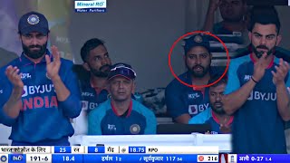 India team sad reaction after Suryakumar Yadav wkt during India Vs England 2nd T20 | Rohit Kohli