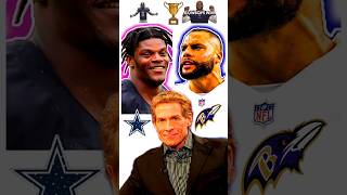 #LamarJackson TRADED to the #Cowboys for #DakPrescott ‼️🤯⭐🏆 #SKIPBAYLESS #STEPHENASMITH #NFL #shorts