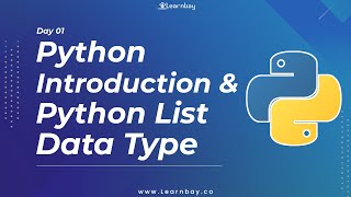 Python introduction & Data types in python | Webinar Day 01 | Python Tutorial
