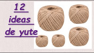 12 DIY IDEAS from jute with your own hands. Crafts made of jute with your own hands.
