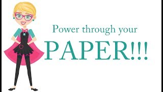 Organize your Paper with Tiffany Spaulding of Totally-Tiffany.