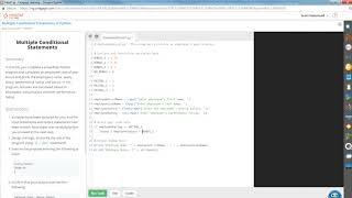 COP1000 Multiple Conditional Statements in Python