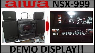 Aiwa 999: Demo display (Vídeo extra).