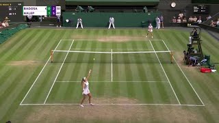 Simona Halep vs Paula Badosa Live Highlights | Wimbledon 2022 | Halep vs Badosa Highlights