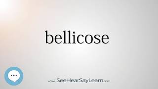 bellicose    5,000 SAT Test Words and Definitions Series 🔊