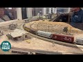 massive model train layout tour spectacular ho railroad scenes