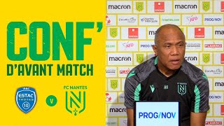 Antoine Kombouaré avant ESTAC Troyes - FC Nantes