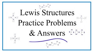 Lewis Dot Structure Practice Problems With Answers And Explanation