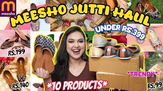 MEESHO PUNJABI JUTTI Haul: Trendy Footwear for Every Occasion 😍 Starts At Rs.140 🤩 Varsha Meghani